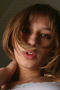 Girl pulling down all her garments-07