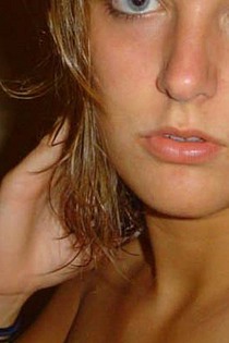 Sexy blue eyed chick displays her tits on cam-12