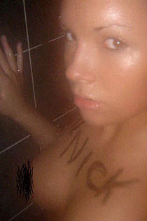 Horny teen Sophie posing naked and topless-01