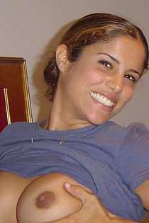 Hot brunette amateurs exposing their huge knockers-03