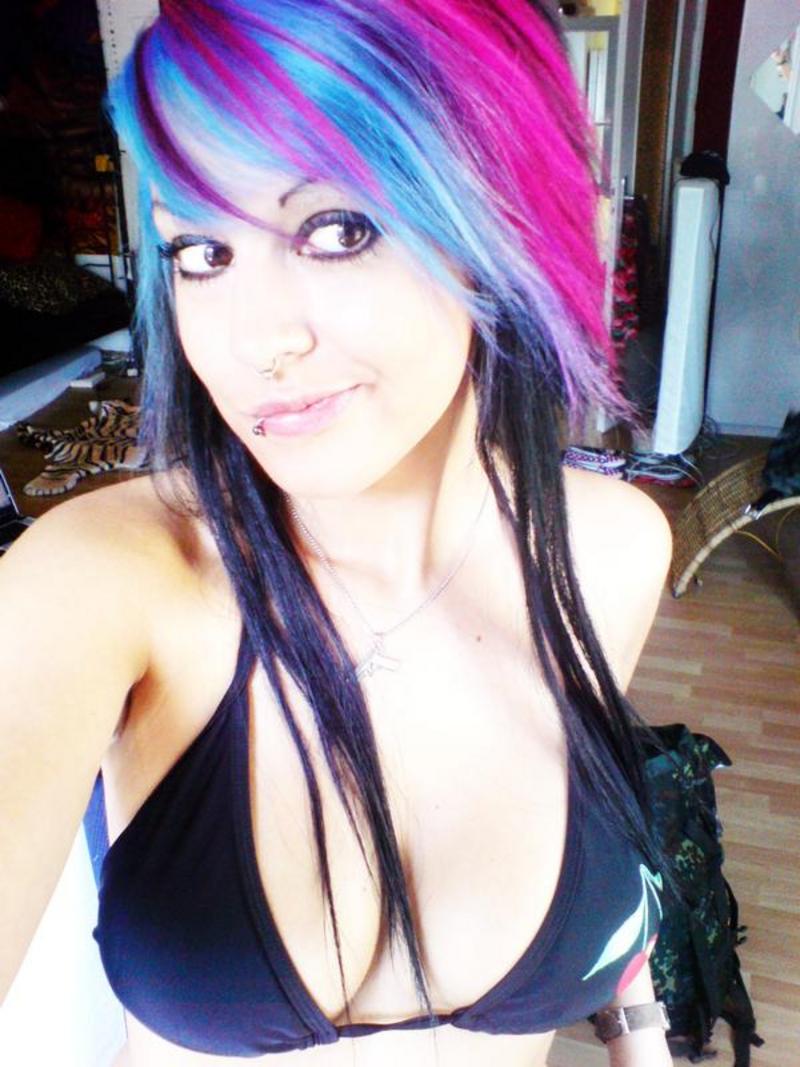 Set of amateurs showing off their huge melons 11