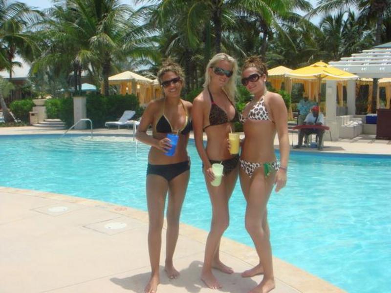 Hot bikini babes showing off at the beach 6