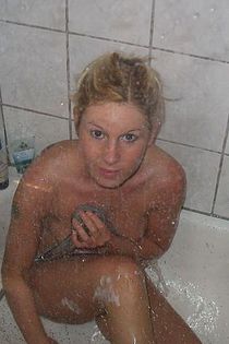 Wet and wild shower babes seductively posing-02