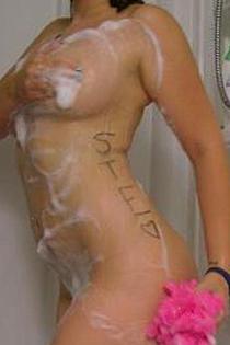 Wet and wild shower babes seductively posing-09