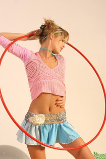 Tempting blonde teenie posing nude-09