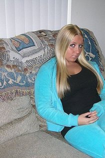 Blonde gets face bashed with cum-00