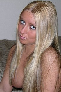 Blonde gets face bashed with cum-03