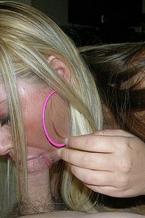 Blonde gets face bashed with cum-06