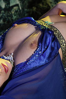 Hot witch is satisfying her shaved and lovely kitty-09